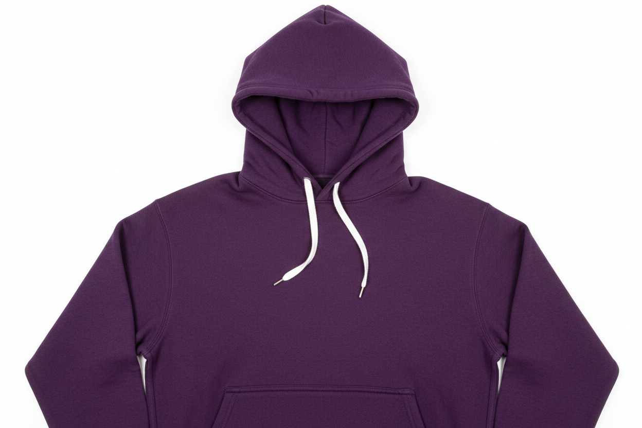 purple hoodie