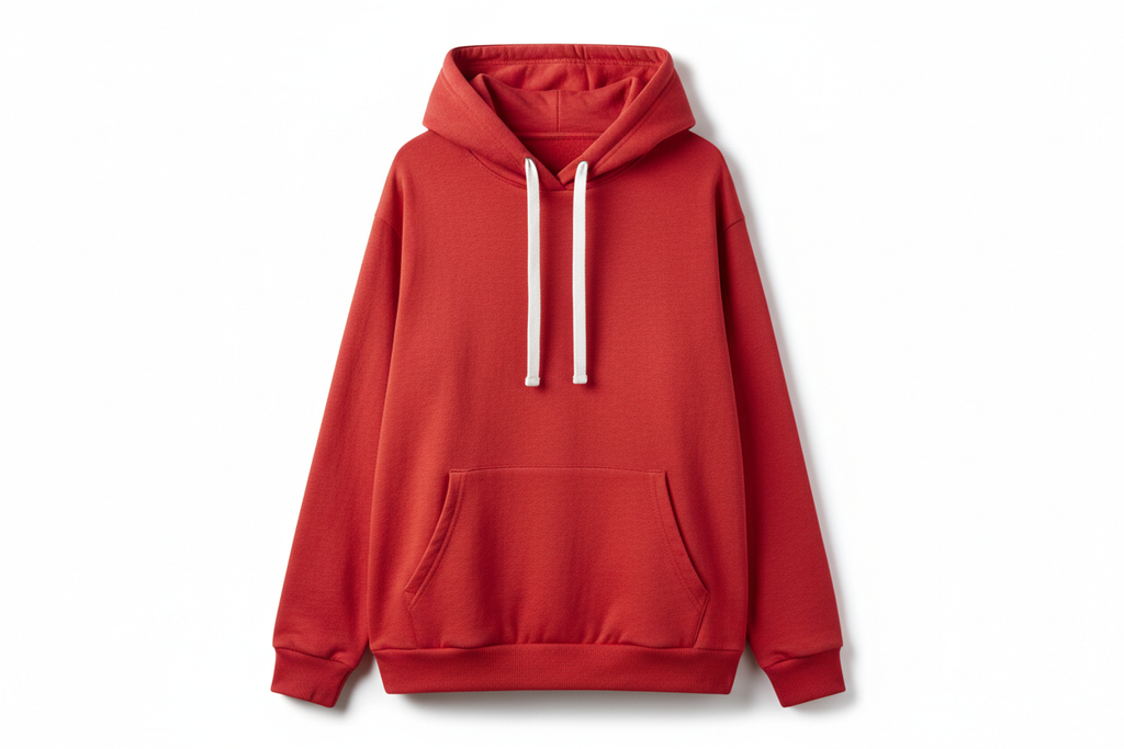 red hoodie